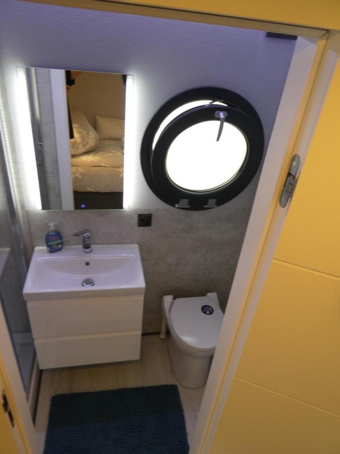 Hausboot Moselrose In Poelich 호텔 외부 사진