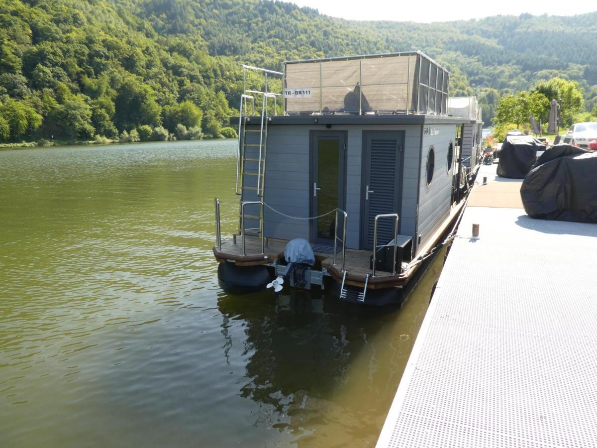 Hausboot Moselrose In Poelich 호텔 Polich 외부 사진