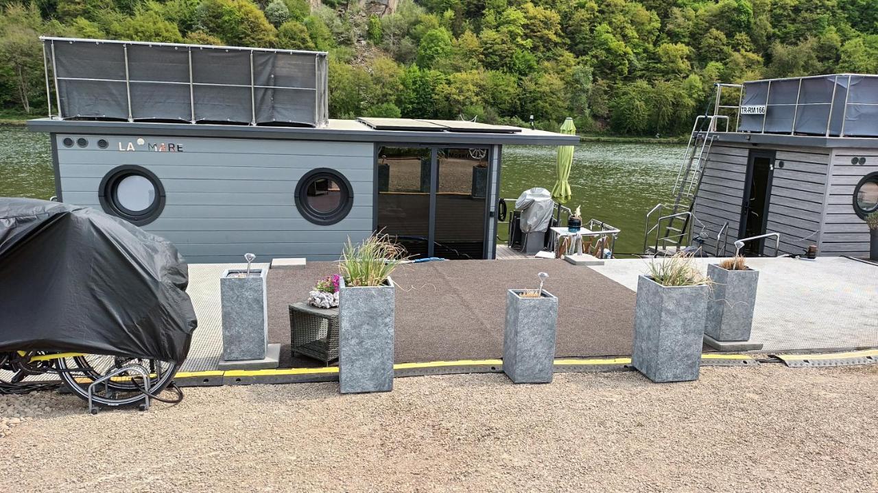 Hausboot Moselrose In Poelich 호텔 Polich 외부 사진