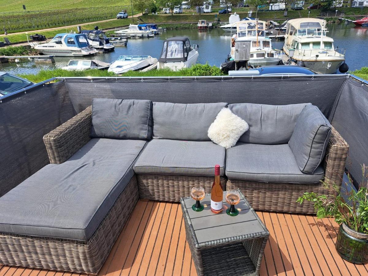 Hausboot Moselrose In Poelich 호텔 외부 사진