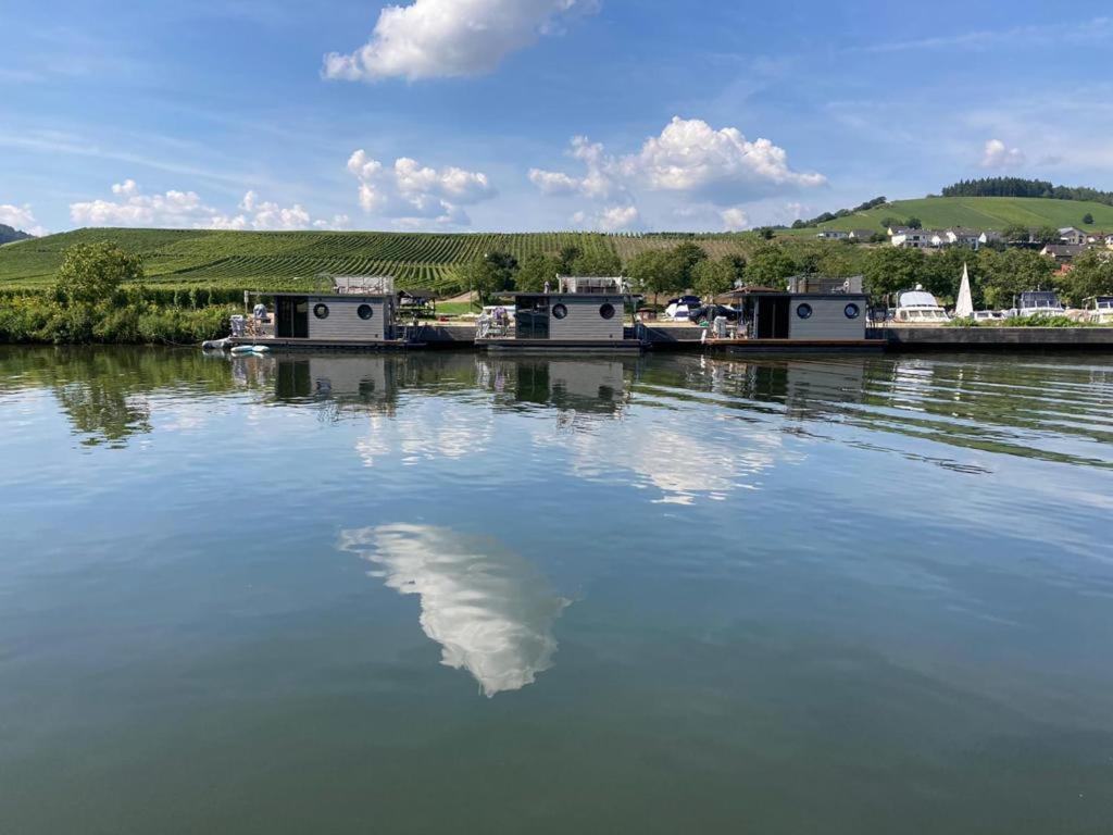 Hausboot Moselrose In Poelich 호텔 외부 사진